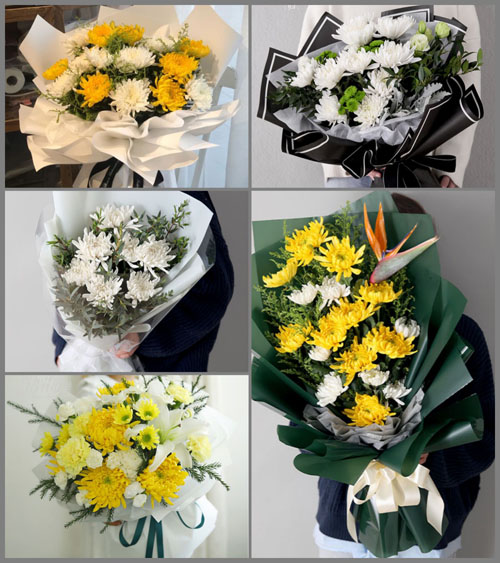 山东青岛即墨市移风店镇西太祉庄村白事花束代送